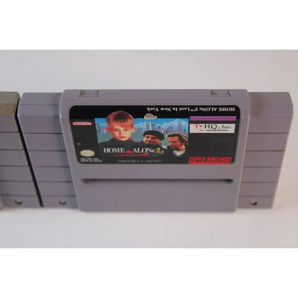 2 game lot: Home Alone 1 + Home Alone 2 (Super Nintedo, SNES) Game Carts Only